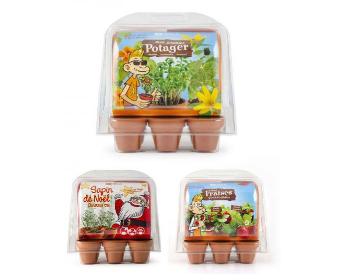 RADIS ET CAPUCINE Mini Serre plastique recycl�- Mon premier Jardin (5)