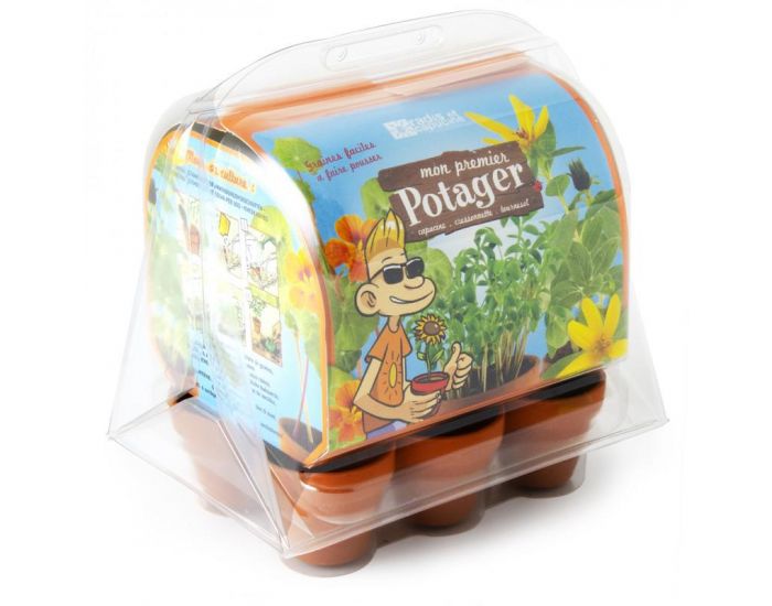 RADIS ET CAPUCINE Mini Serre plastique recycl�- Mon premier Jardin (7)