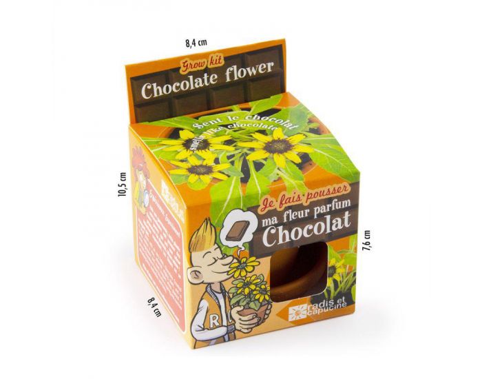 RADIS ET CAPUCINE Plante Chocolat - Pot 8 cm (3)