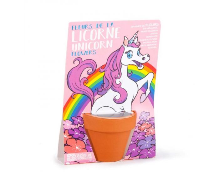 RADIS ET CAPUCINE Licorne et Son M�lange de Fleurs � Semer (2)
