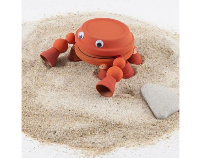 RADIS ET CAPUCINE Coffret Animaux en Pots Terre Cuite (7)