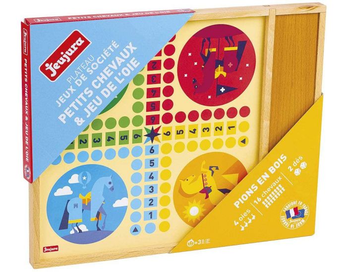 JEUJURA Jeux de l'Oie et Petits Chevaux - D�s 3 ans (2)