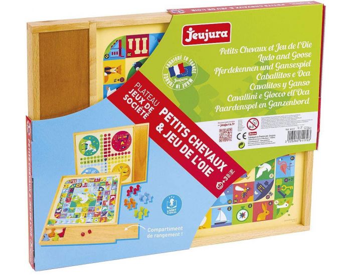 JEUJURA Jeux de l'Oie et Petits Chevaux - D�s 3 ans (3)