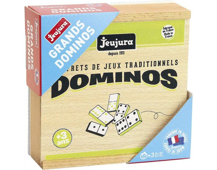 JEUJURA Jeu de Grands Dominos - Ds 3 Ans (1)