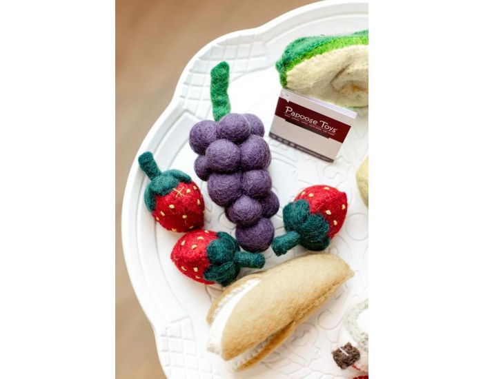 PAPOOSE TOYS Fruits en Laine Feutr�e - Banane et Past�que - D�s 3 ans (5)