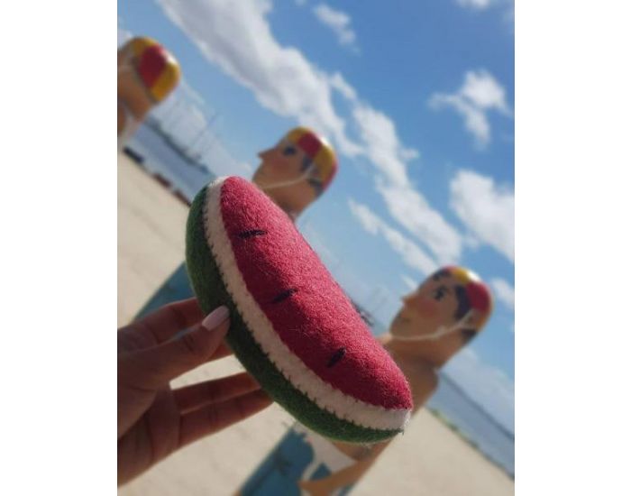 PAPOOSE TOYS Fruits en Laine Feutr�e - Banane et Past�que - D�s 3 ans (7)