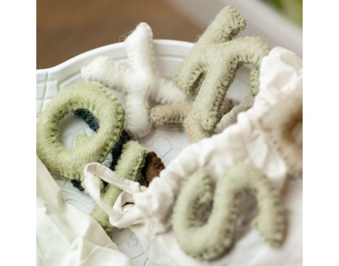 PAPOOSE TOYS Alphabet en Laine Feutr�e - Les Majuscules - D�s 3 ans (2)