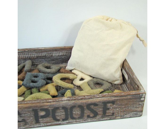 PAPOOSE TOYS Alphabet en Laine Feutr�e - Les Majuscules - D�s 3 ans (7)
