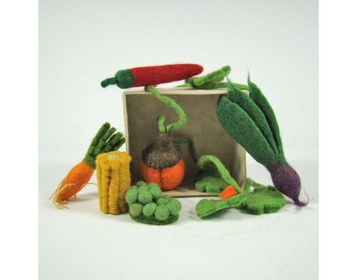 PAPOOSE TOYS Mini L�gumes en Laine Feutr�e - Set de 6 - D�s 3 ans (14)