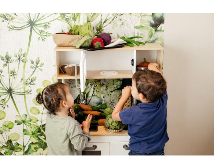 PAPOOSE TOYS L�gumes en Laine Feutr�e - Tomate, Poivron, Aubergine - D�s 3ans (2)