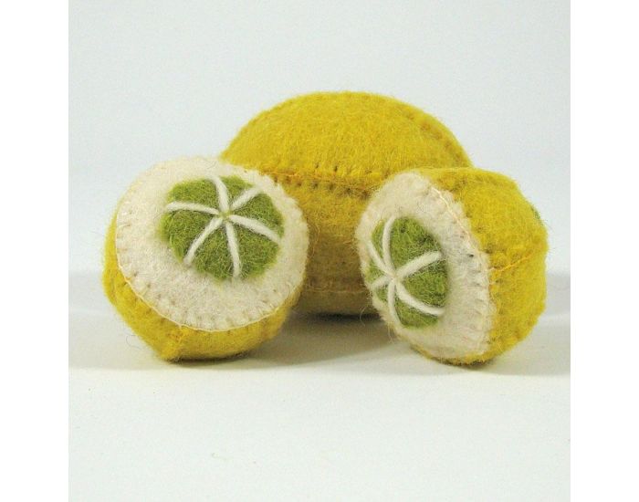 PAPOOSE TOYS Fruits en Laine Feutr�e - 3 Citrons - D�s 3 ans (1)