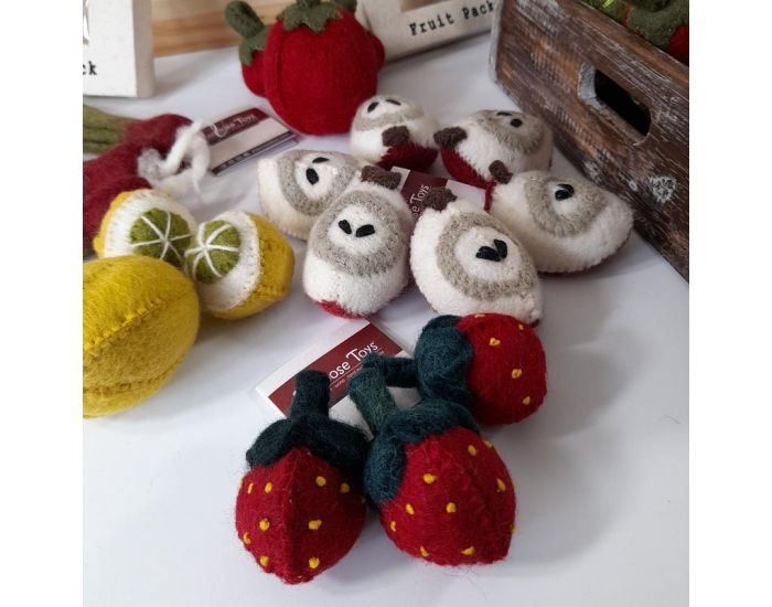 PAPOOSE TOYS Fruits en Laine Feutr�e - 3 Citrons - D�s 3 ans (2)