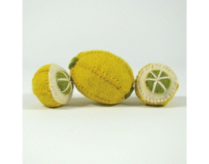PAPOOSE TOYS Fruits en Laine Feutr�e - 3 Citrons - D�s 3 ans (12)