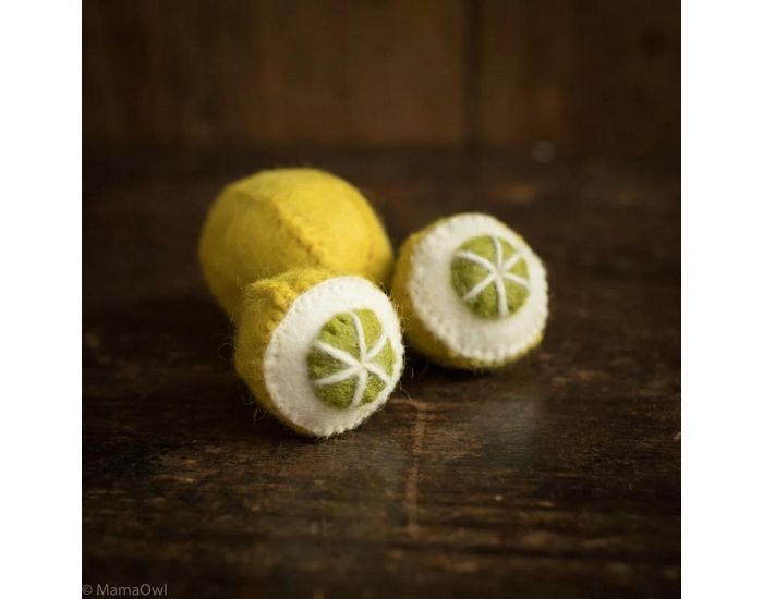 PAPOOSE TOYS Fruits en Laine Feutr�e - 3 Citrons - D�s 3 ans (3)