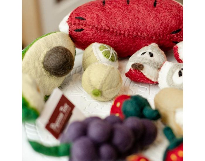 PAPOOSE TOYS Fruits en Laine Feutr�e - 3 Citrons - D�s 3 ans (4)