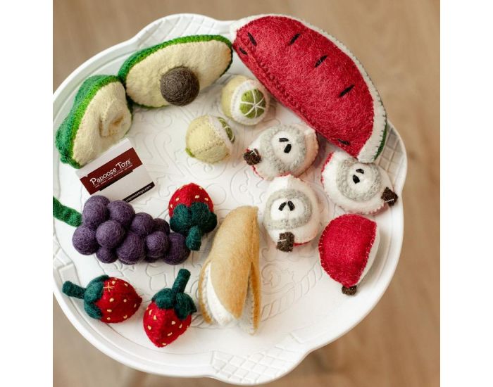 PAPOOSE TOYS Fruits en Laine Feutr�e - 3 Citrons - D�s 3 ans (5)
