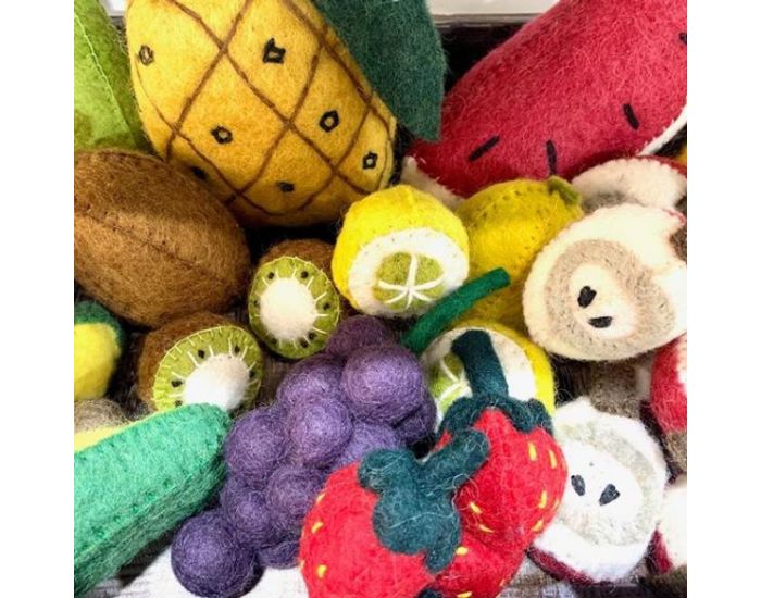 PAPOOSE TOYS Fruits en Laine Feutr�e - 3 Citrons - D�s 3 ans (8)