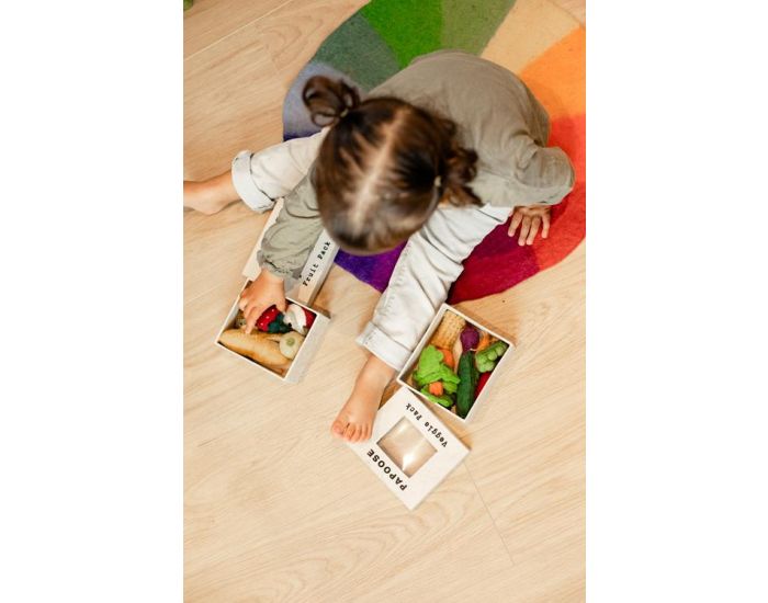 PAPOOSE TOYS Mini Fruits en Laine Feutr�e - Set De 6 - D�s 3 ans (10)