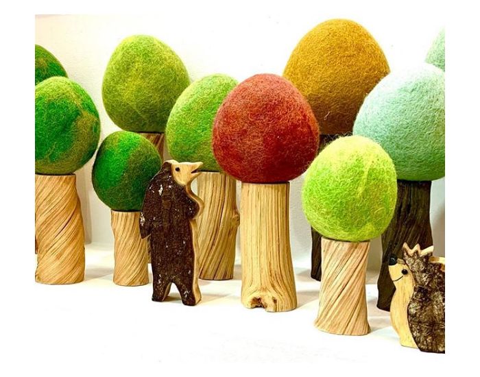 PAPOOSE TOYS Arbres de Printemps Rainbow - Set de 3 - D�s 3 ans (3)