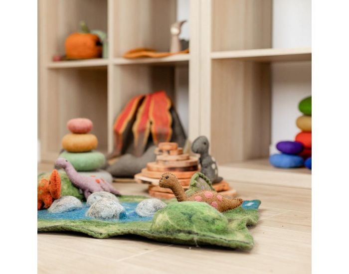 PAPOOSE TOYS Galets en Laine Feutr�e Earth - Set de 5 - D�s 3 ans (2)