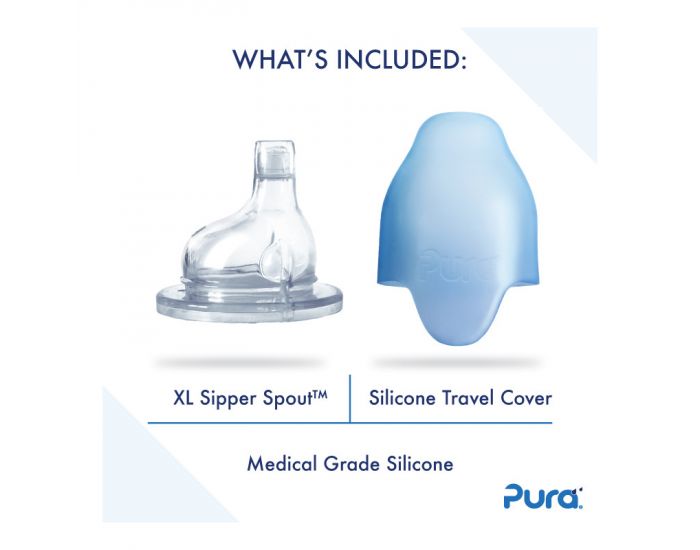 PURA Biberon Evolutif en Inox avec Bec Verseur - 325ml (4)