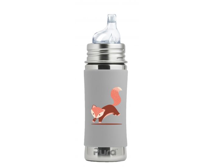 PURA Biberon Evolutif en Inox avec Bec Verseur - 325ml (5)