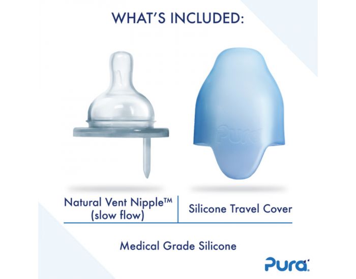  PURA Biberon Evolutif en Inox - 150 ml (5)