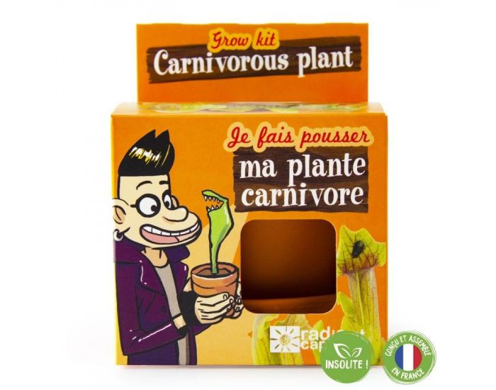 RADIS ET CAPUCINE Graines de Plantes Carnivores � Faire Pousser - Pot 8 cm (4)