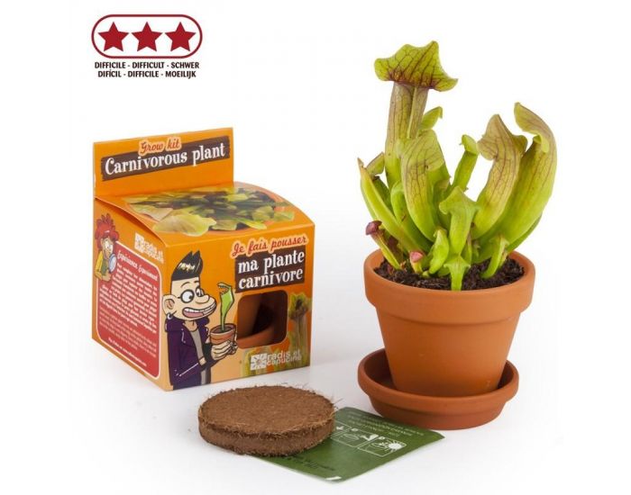 RADIS ET CAPUCINE Graines de Plantes Carnivores � Faire Pousser - Pot 8 cm (6)