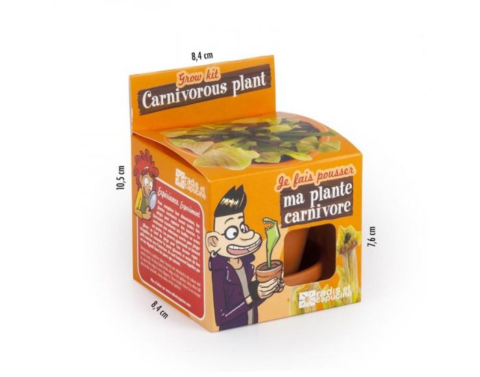 RADIS ET CAPUCINE Graines de Plantes Carnivores � Faire Pousser - Pot 8 cm (8)