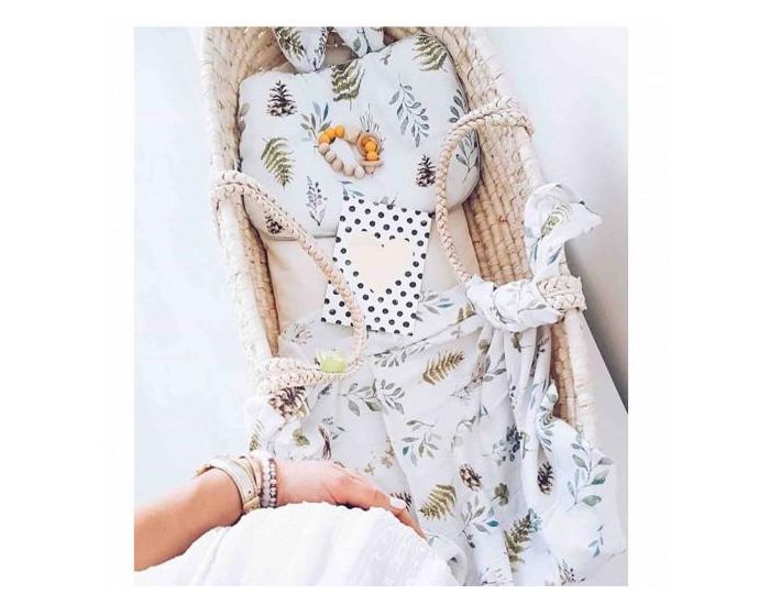 SEVIRA KIDS Maxi Lange Couverture � Pompons en Bambou - Natura (5)