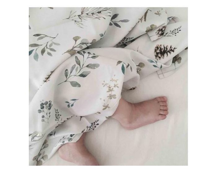 SEVIRA KIDS Maxi Lange Couverture � Pompons en Bambou - Natura (6)