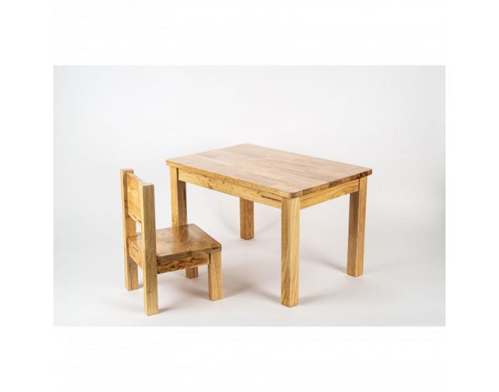 PIOUPIOU ET MERVEILLES Ensemble Table et Chaise Enfant Montessori - Bois Naturel - D�s 12 Mois  (6)