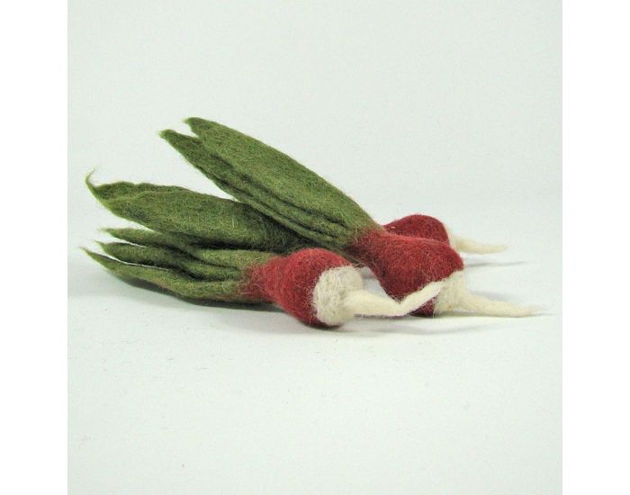 PAPOOSE TOYS Mini L�gumes en Laine Feutr�e - 3 Radis - D�s 3 Ans (3)