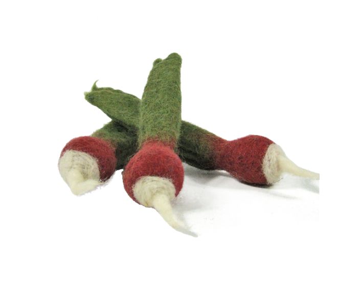 PAPOOSE TOYS Mini L�gumes en Laine Feutr�e - 3 Radis - D�s 3 Ans (5)