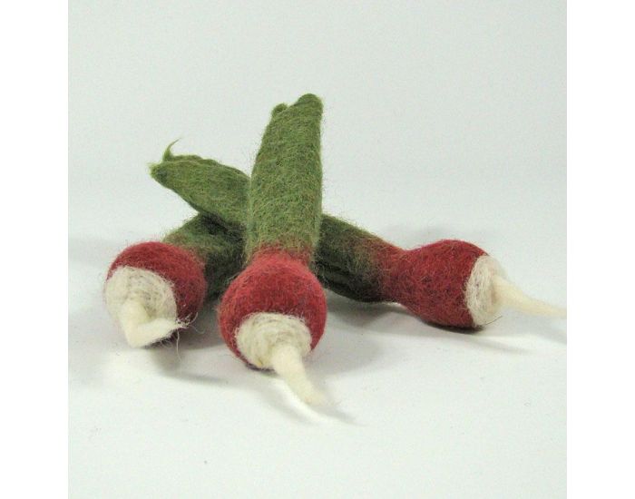 PAPOOSE TOYS Mini L�gumes en Laine Feutr�e - 3 Radis - D�s 3 Ans (7)