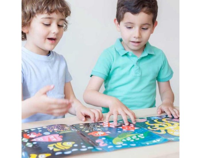 POPPIK Poster Panoramique 750 Stickers - L'Aquarium - D�s 3 Ans (2)