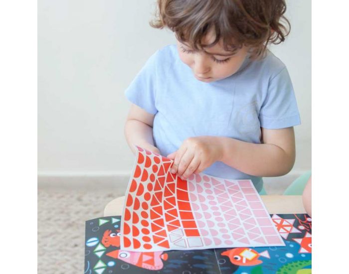 POPPIK Poster Panoramique 750 Stickers - L'Aquarium - D�s 3 Ans (5)