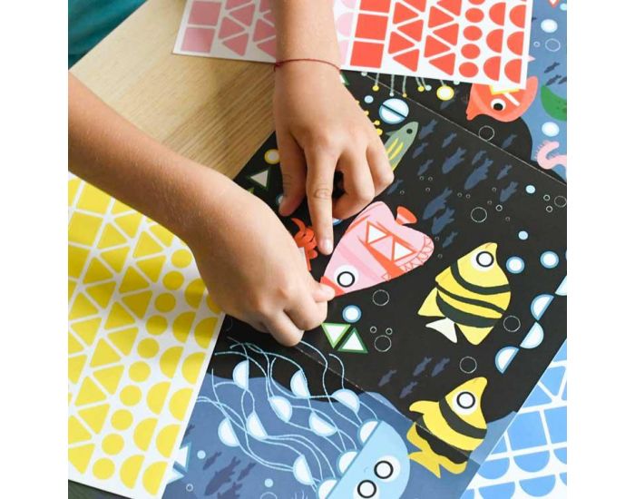 POPPIK Poster Panoramique 750 Stickers - L'Aquarium - D�s 3 Ans (6)