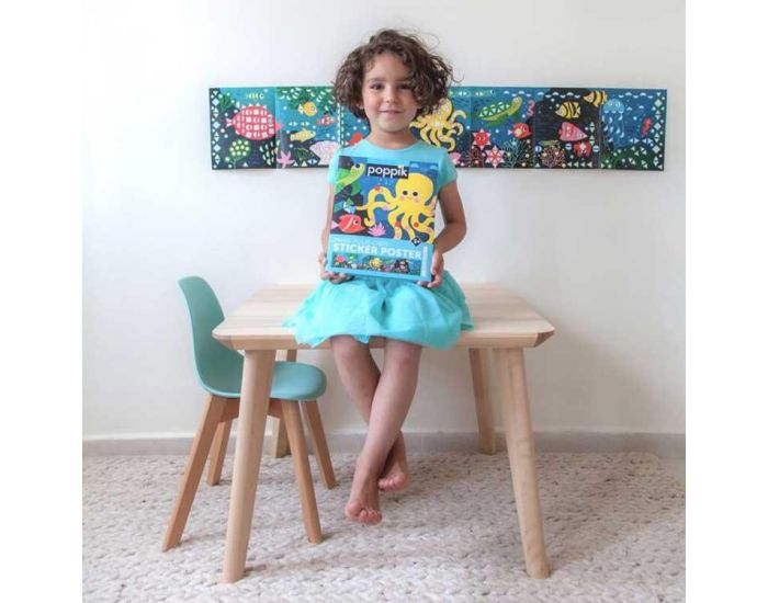 POPPIK Poster Panoramique 750 Stickers - L'Aquarium - D�s 3 Ans (8)