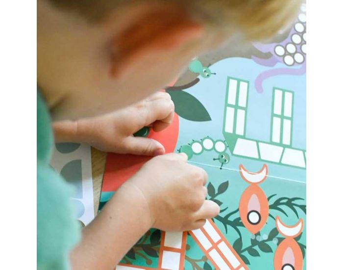 POPPIK Poster Panoramique 520 Stickers - Les chiffres de 1 � 10 - D�s 3 Ans (1)