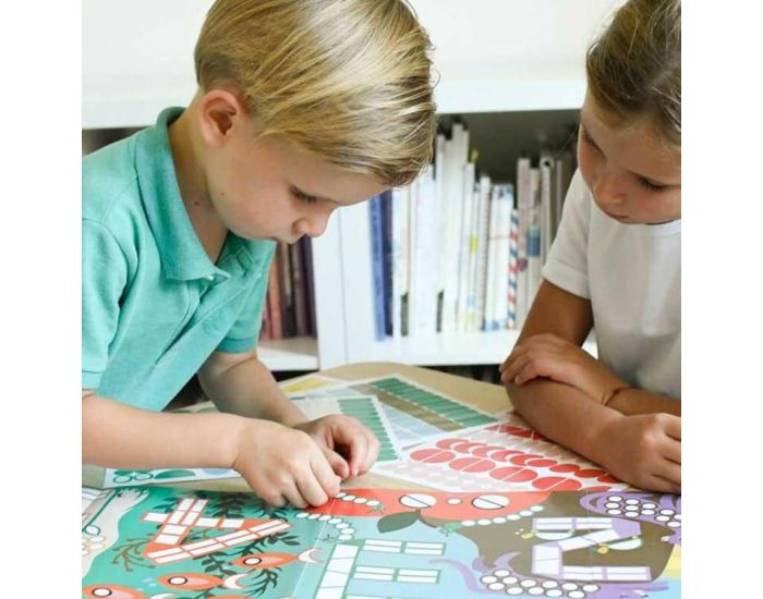 POPPIK Poster Panoramique 520 Stickers - Les chiffres de 1 � 10 - D�s 3 Ans (3)