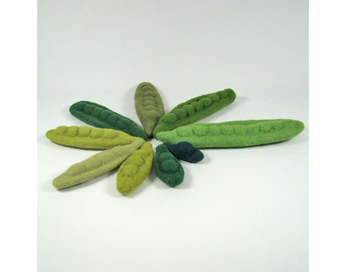 PAPOOSE TOYS L�gume en Laine Feutr�e - Compter Les Haricots - D�s 3 Ans (1)