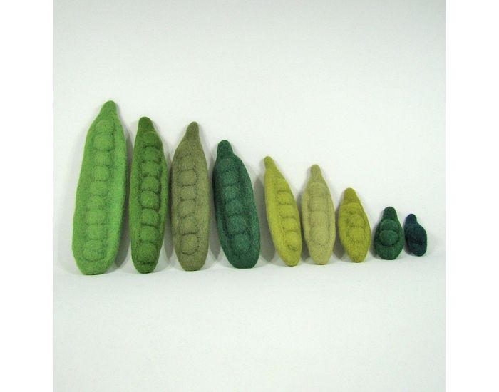 PAPOOSE TOYS L�gume en Laine Feutr�e - Compter Les Haricots - D�s 3 Ans (6)