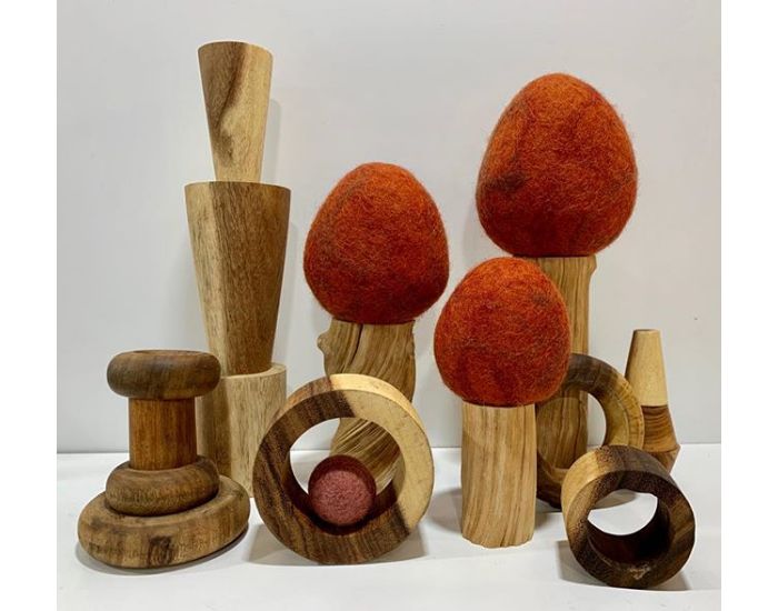 PAPOOSE TOYS Arbres d'Automne Rainbow - Set de 3 - D�s 3 Ans (1)