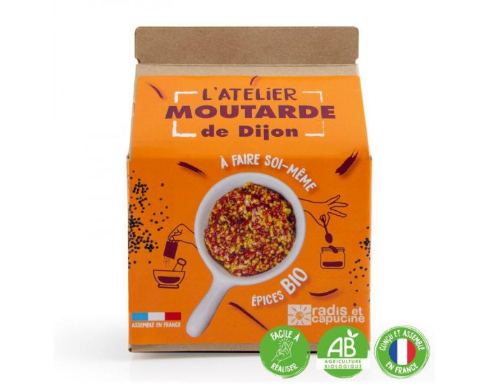 RADIS ET CAPUCINE L'Atelier Moutarde de Dijon aux Epices Bio (1)