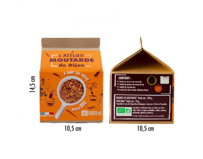 RADIS ET CAPUCINE L'Atelier Moutarde de Dijon aux Epices Bio (5)
