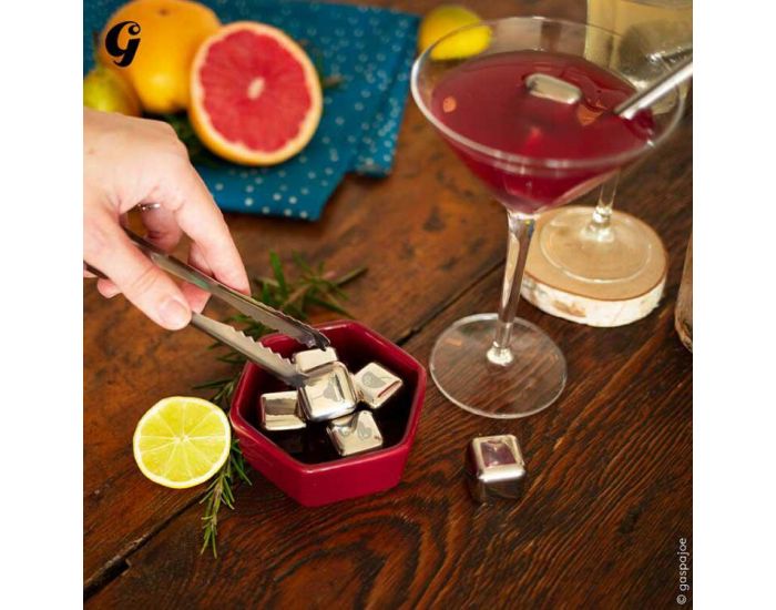 GASPAJOE Bo�te de Gla�ons en Inox - Icy - Lot de 4 (2)