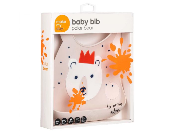 MAKE MY DAY Bavoir R�cup�rateur En Silicone Souple (2)