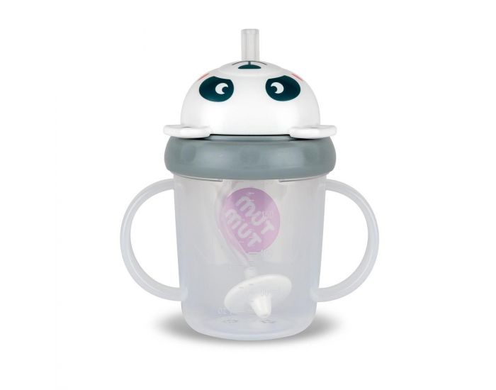 TUM TUM Tasse Anti Fuite + Paille Lest�e - Panda (3)